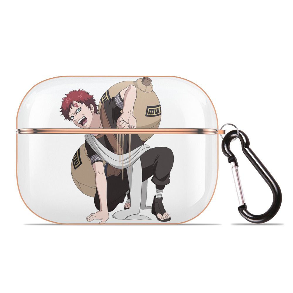 （画像用） NARUTO -ナルト- ガアラ Gaara 【AirPods Pro用】ハードシェル保護ケース｜耐衝撃・防指紋・カラビナ付き商品仕様