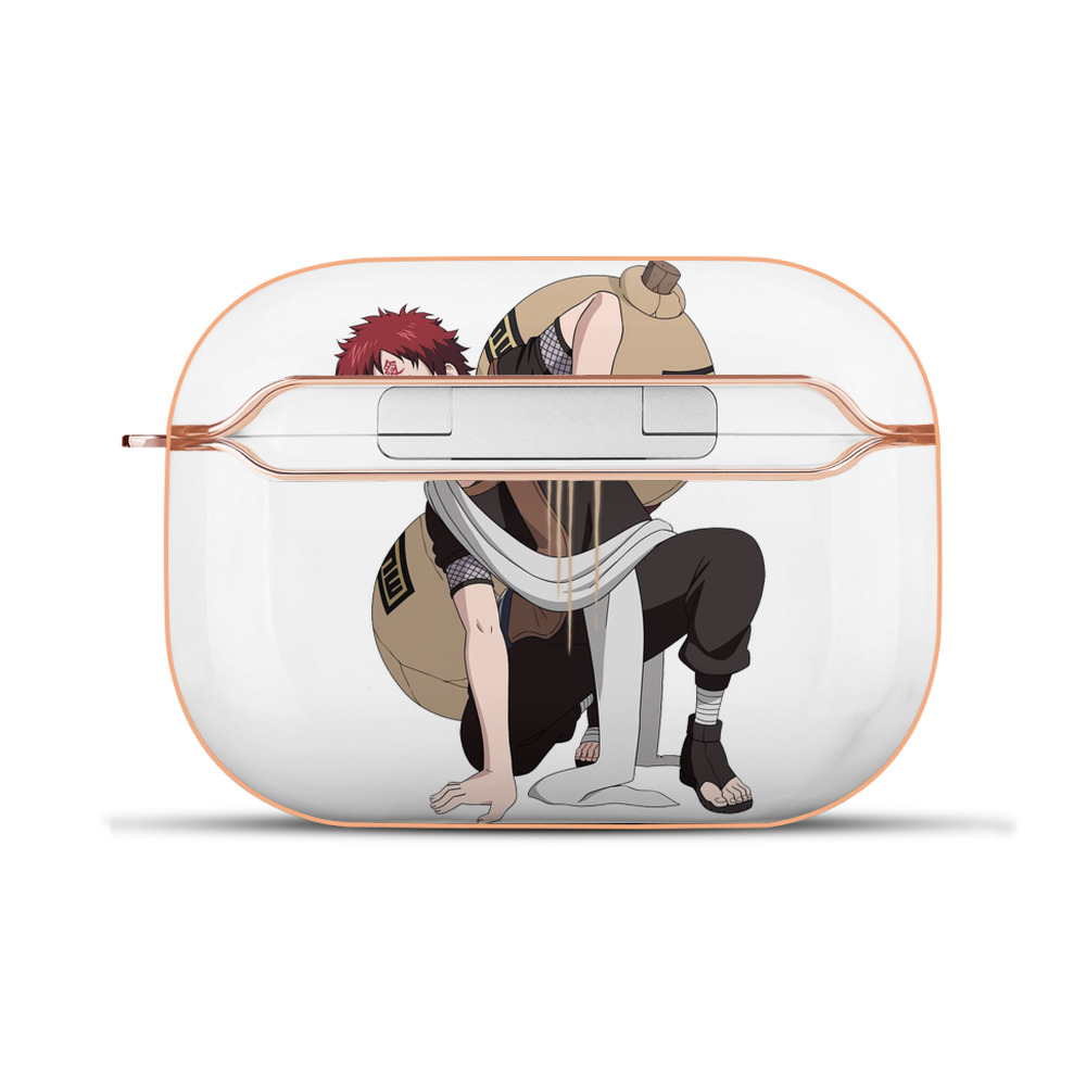 （画像用） NARUTO -ナルト- ガアラ Gaara 【AirPods Pro用】ハードシェル保護ケース｜耐衝撃・防指紋・カラビナ付き商品仕様