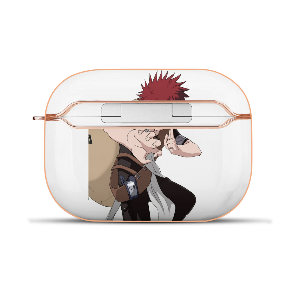（画像用） NARUTO -ナルト- ガアラ Gaara 【AirPods Pro用】ハードシェル保護ケース｜耐衝撃・防指紋・カラビナ付き商品仕様