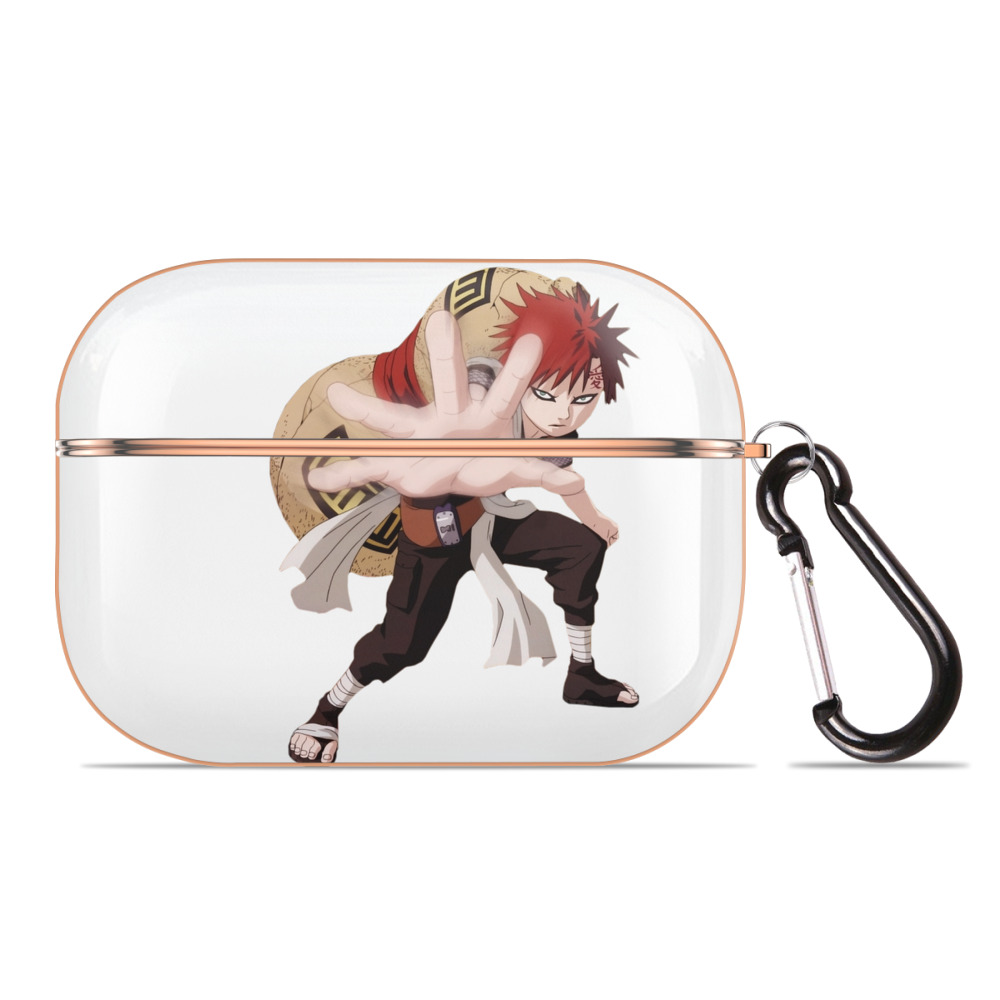 （画像用） NARUTO -ナルト- ガアラ Gaara 【AirPods Pro用】ハードシェル保護ケース｜耐衝撃・防指紋・カラビナ付き商品仕様
