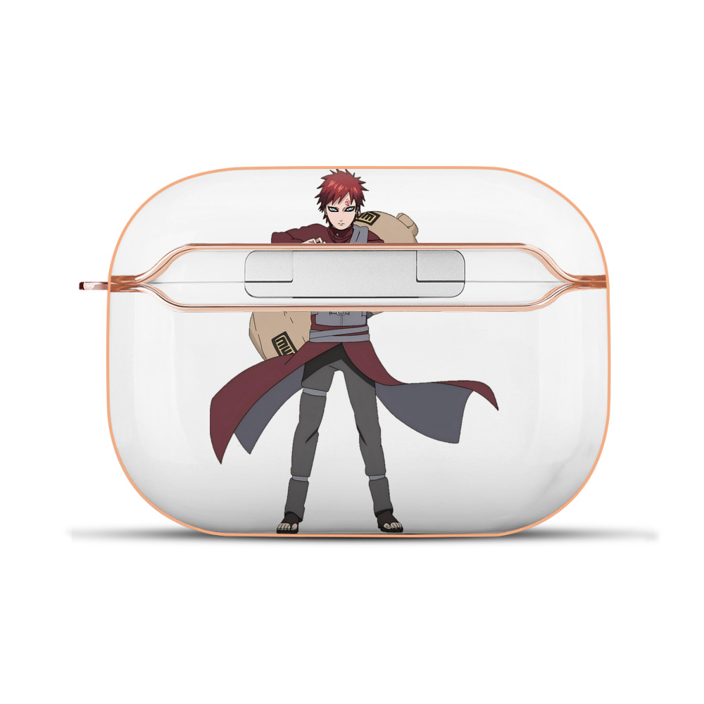 （画像用） NARUTO -ナルト- ガアラ Gaara 【AirPods Pro用】ハードシェル保護ケース｜耐衝撃・防指紋・カラビナ付き商品仕様