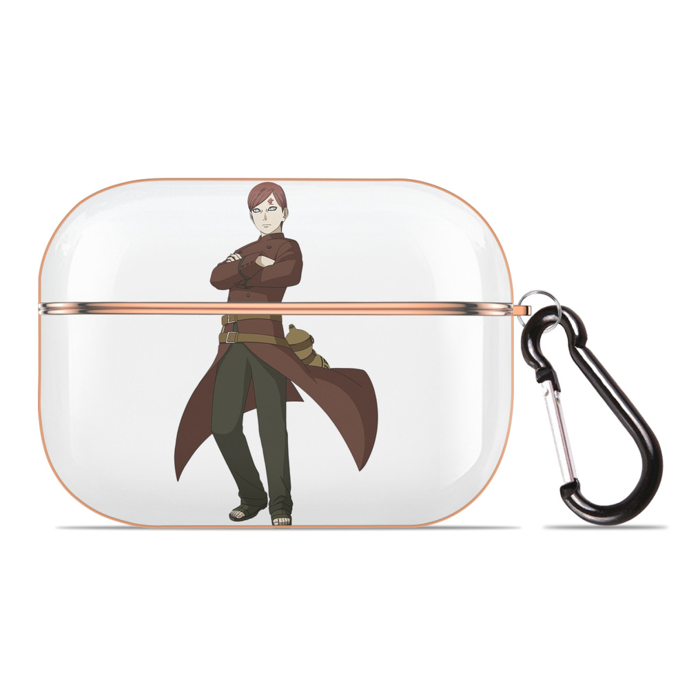 （画像用） NARUTO -ナルト- ガアラ Gaara 【AirPods Pro用】ハードシェル保護ケース｜耐衝撃・防指紋・カラビナ付き商品仕様