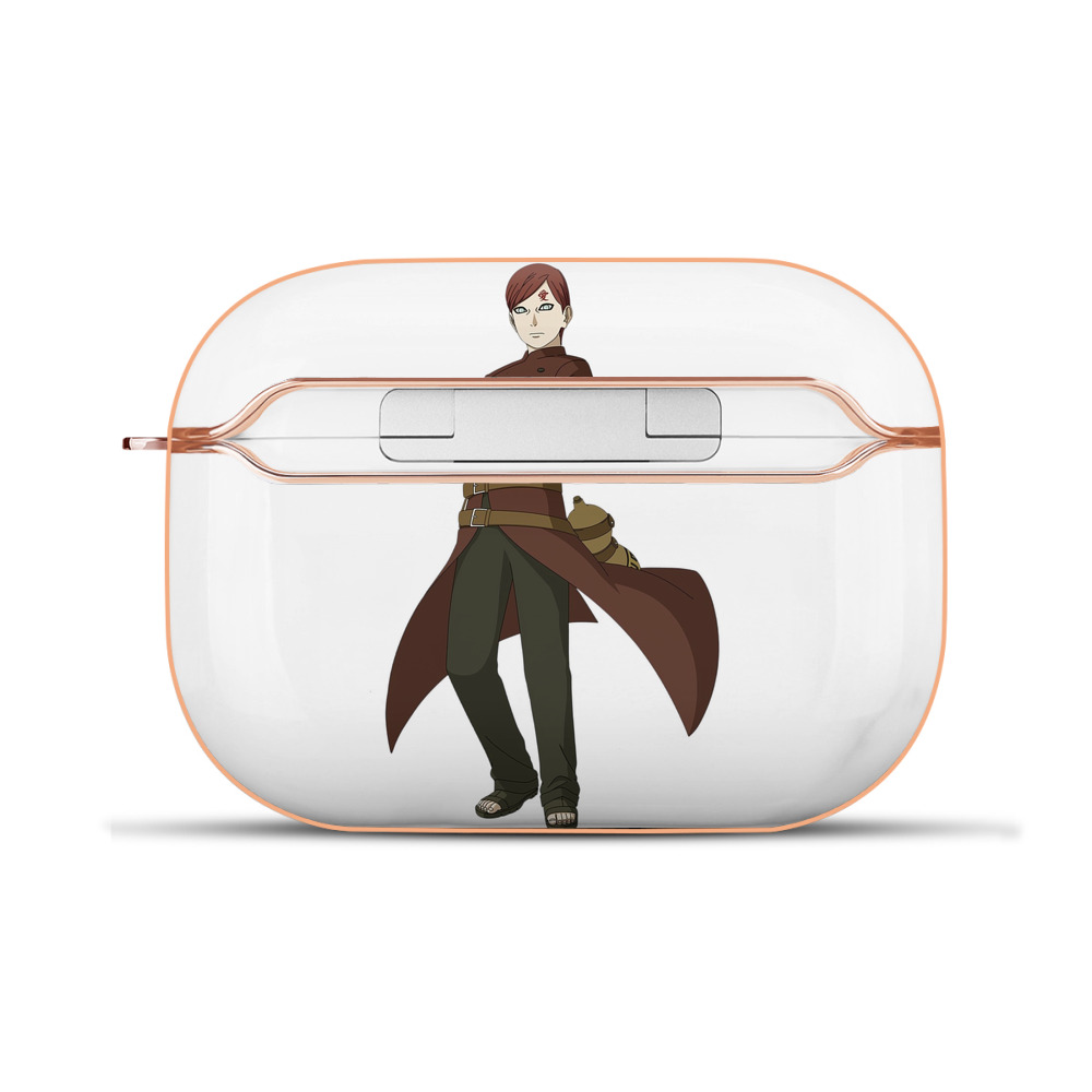 （画像用） NARUTO -ナルト- ガアラ Gaara 【AirPods Pro用】ハードシェル保護ケース｜耐衝撃・防指紋・カラビナ付き商品仕様