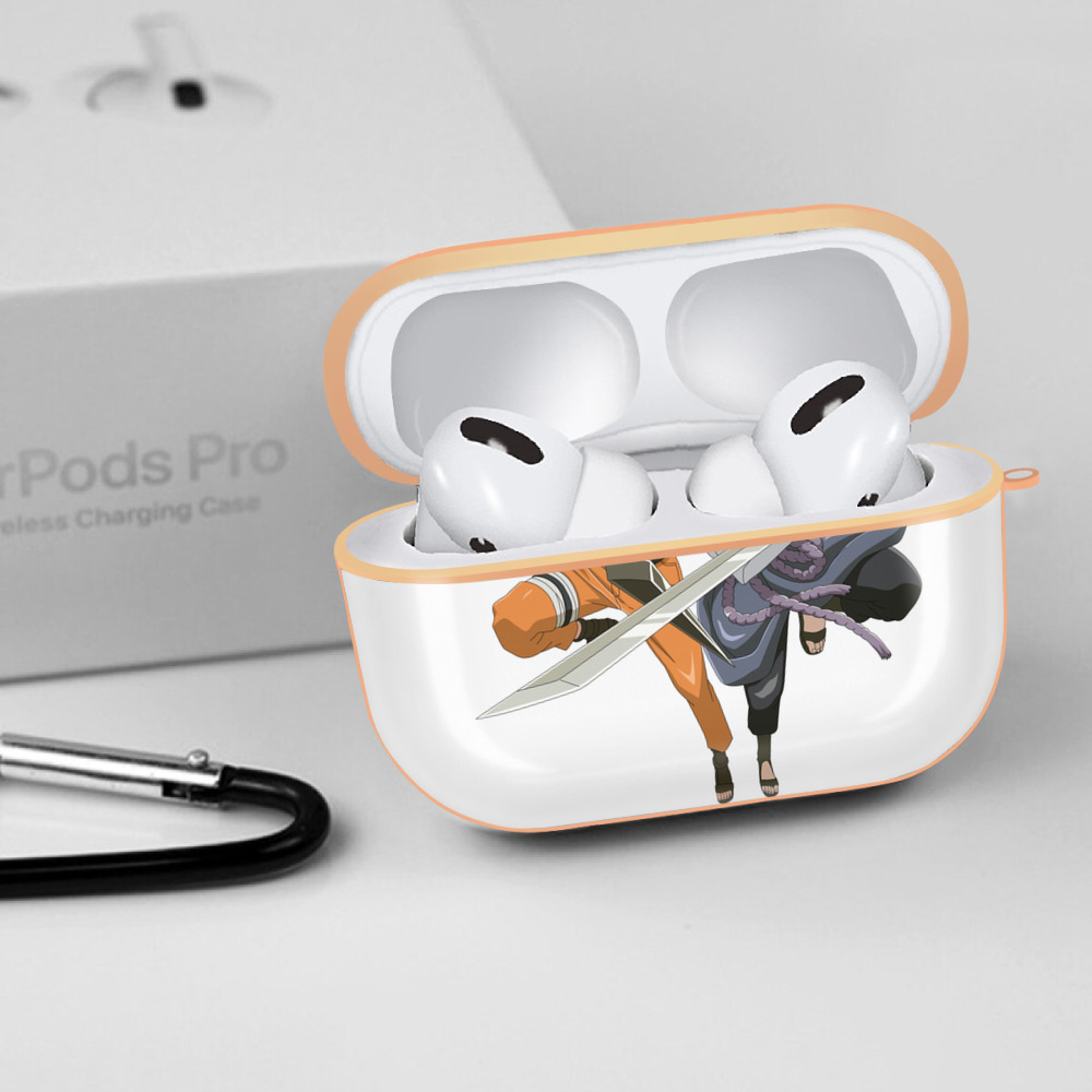 NARUTO -ナルト- うずまき ナルト Uzumaki Naruto 【AirPods Pro用】ハードシェル保護ケース｜耐衝撃・防指紋・カラビナ付き商品仕様