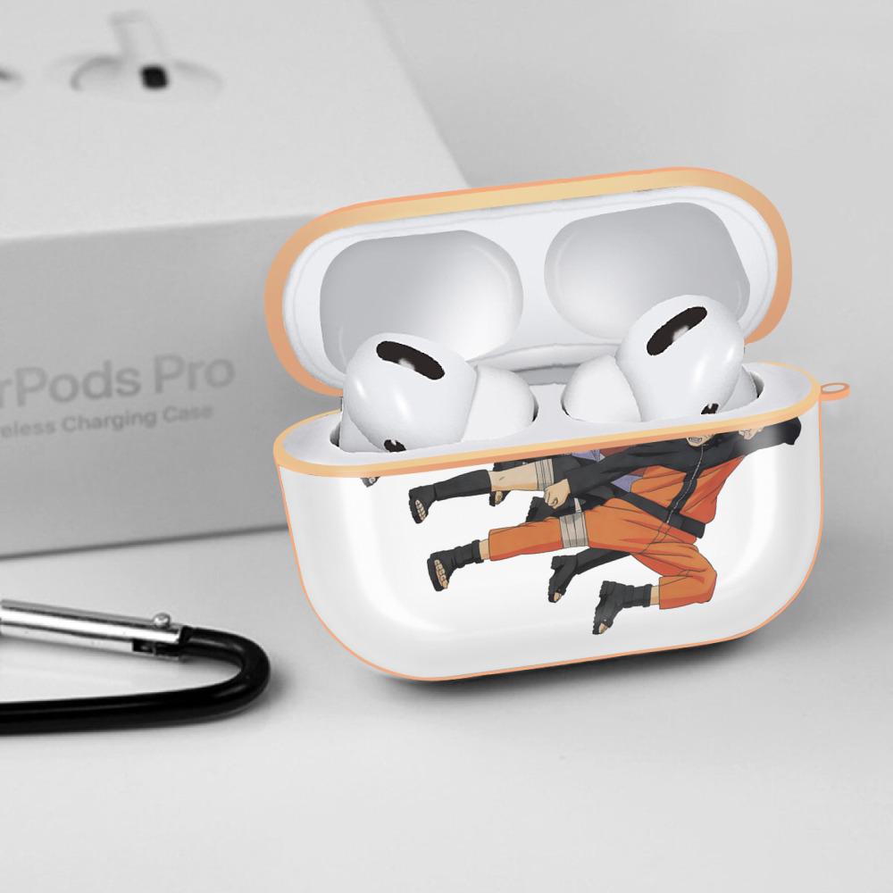 NARUTO -ナルト- うずまき ナルト Uzumaki Naruto 【AirPods Pro用】ハードシェル保護ケース｜耐衝撃・防指紋・カラビナ付き商品仕様