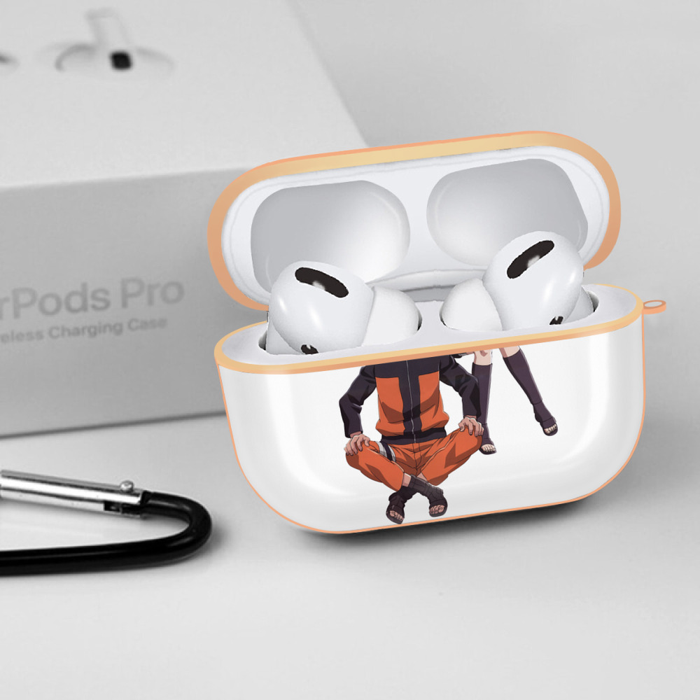 NARUTO -ナルト- うずまき ナルト Uzumaki Naruto 【AirPods Pro用】ハードシェル保護ケース｜耐衝撃・防指紋・カラビナ付き商品仕様