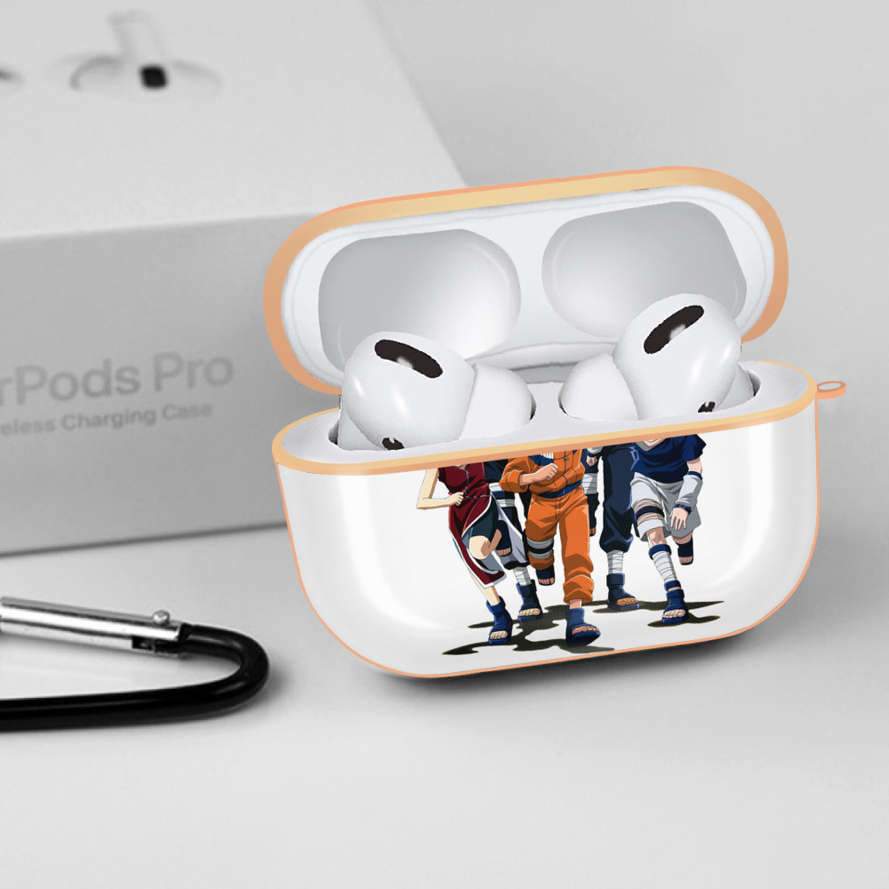 NARUTO -ナルト- うずまき ナルト Uzumaki Naruto 【AirPods Pro用】ハードシェル保護ケース｜耐衝撃・防指紋・カラビナ付き商品仕様