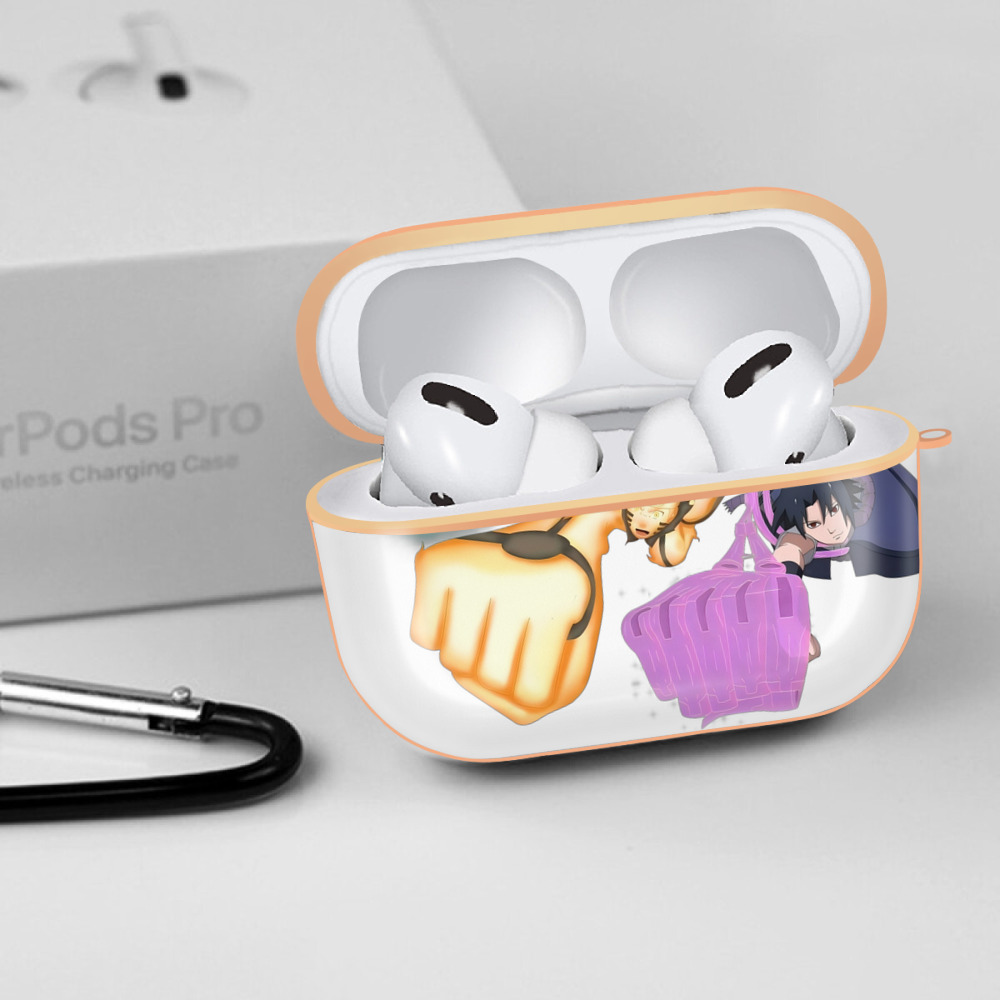 NARUTO -ナルト- うずまき ナルト Uzumaki Naruto 【AirPods Pro用】ハードシェル保護ケース｜耐衝撃・防指紋・カラビナ付き商品仕様