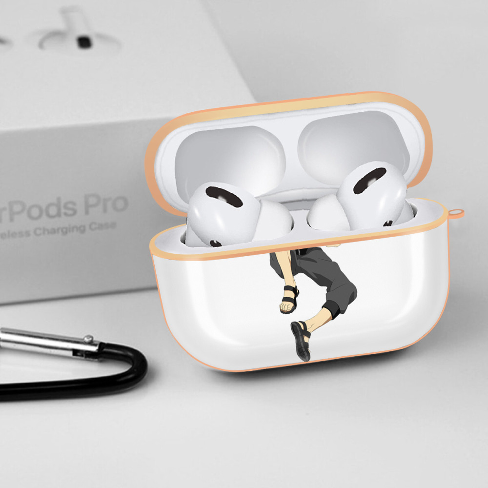 NARUTO -ナルト- うずまき ナルト Uzumaki Naruto 【AirPods Pro用】ハードシェル保護ケース｜耐衝撃・防指紋・カラビナ付き商品仕様
