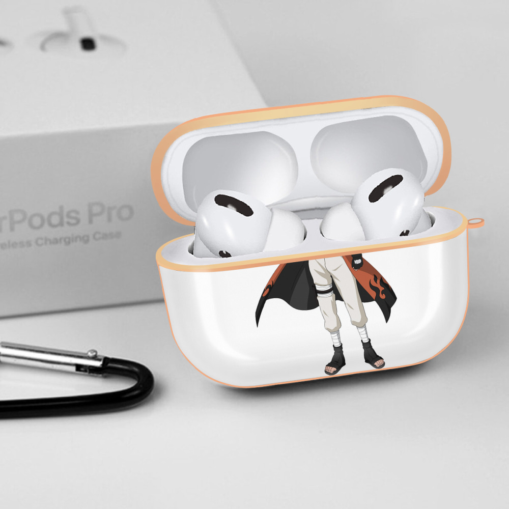 NARUTO -ナルト- うずまき ナルト Uzumaki Naruto 【AirPods Pro用】ハードシェル保護ケース｜耐衝撃・防指紋・カラビナ付き商品仕様