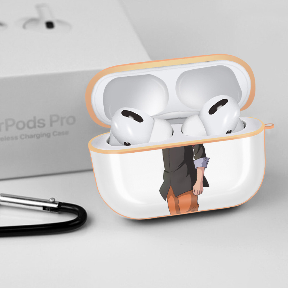 NARUTO -ナルト- うずまき ナルト Uzumaki Naruto 【AirPods Pro用】ハードシェル保護ケース｜耐衝撃・防指紋・カラビナ付き商品仕様