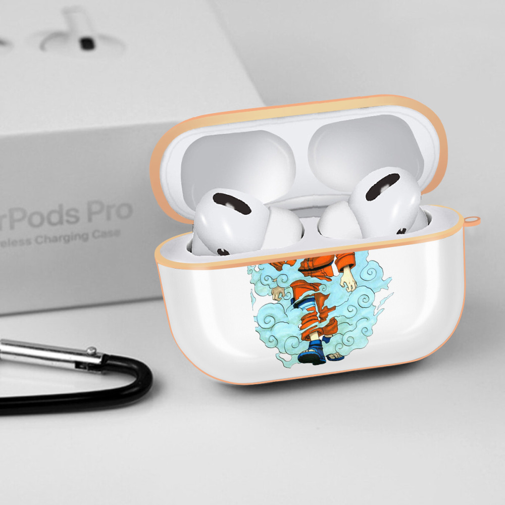 NARUTO -ナルト- うずまき ナルト Uzumaki Naruto 【AirPods Pro用】ハードシェル保護ケース｜耐衝撃・防指紋・カラビナ付き商品仕様