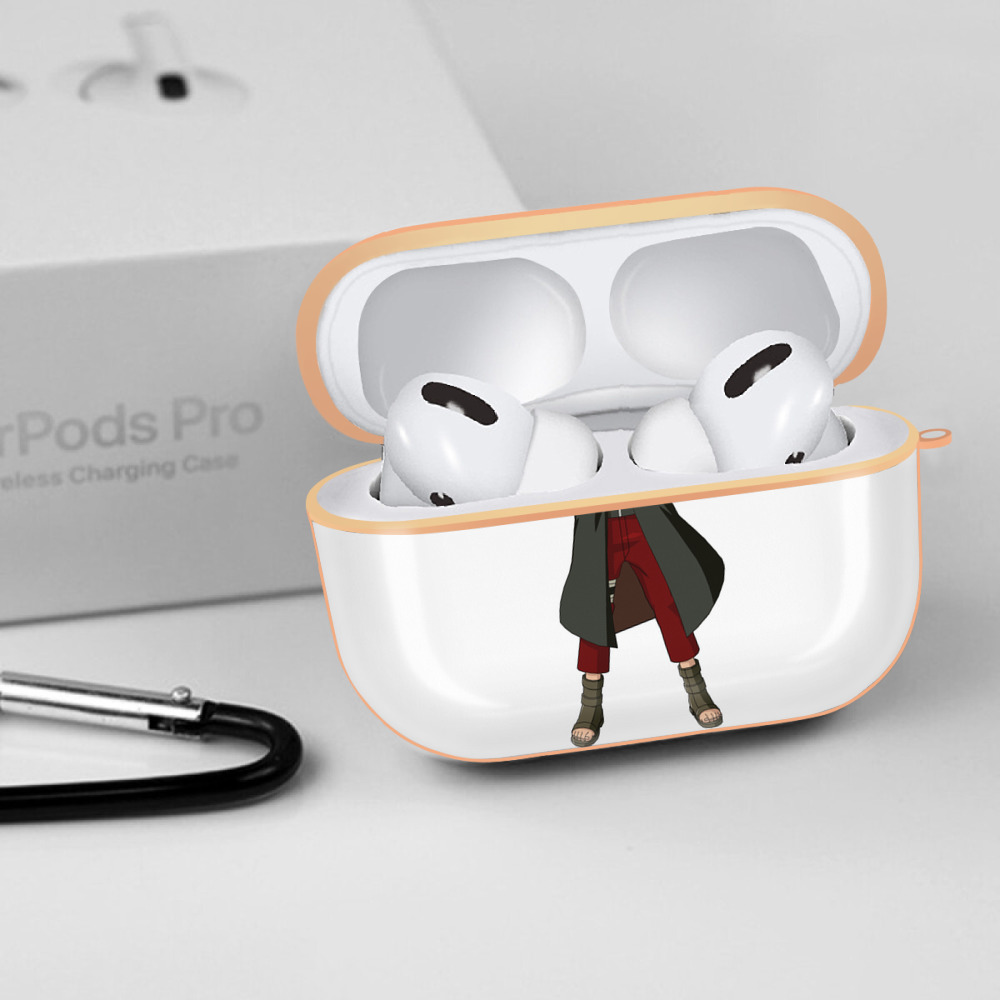 NARUTO -ナルト- うずまき ナルト Uzumaki Naruto 【AirPods Pro用】ハードシェル保護ケース｜耐衝撃・防指紋・カラビナ付き商品仕様