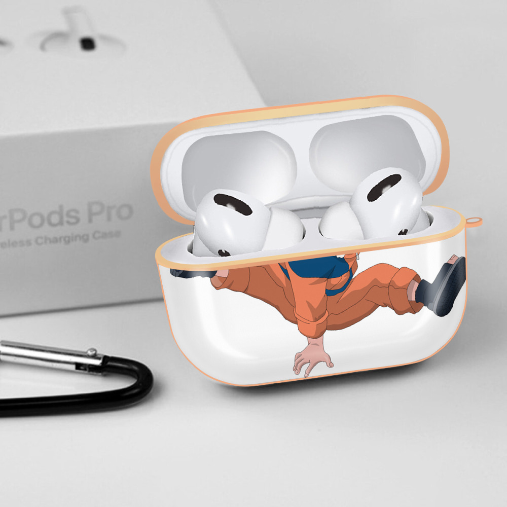 NARUTO -ナルト- うずまき ナルト Uzumaki Naruto 【AirPods Pro用】ハードシェル保護ケース｜耐衝撃・防指紋・カラビナ付き商品仕様