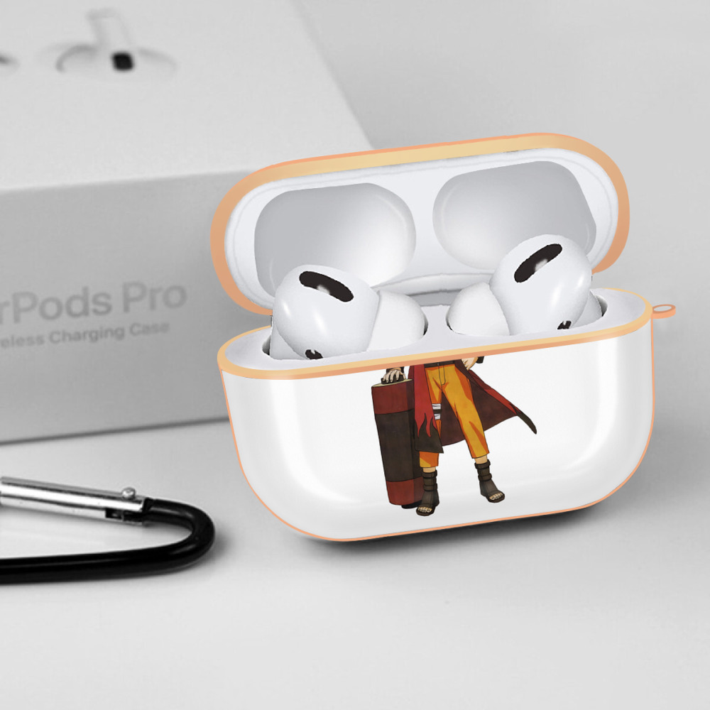 NARUTO -ナルト- うずまき ナルト Uzumaki Naruto 【AirPods Pro用】ハードシェル保護ケース｜耐衝撃・防指紋・カラビナ付き商品仕様