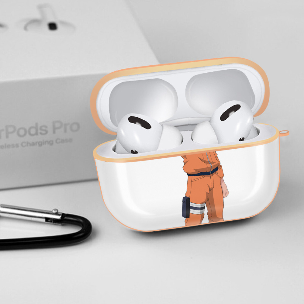 NARUTO -ナルト- うずまき ナルト Uzumaki Naruto 【AirPods Pro用】ハードシェル保護ケース｜耐衝撃・防指紋・カラビナ付き商品仕様