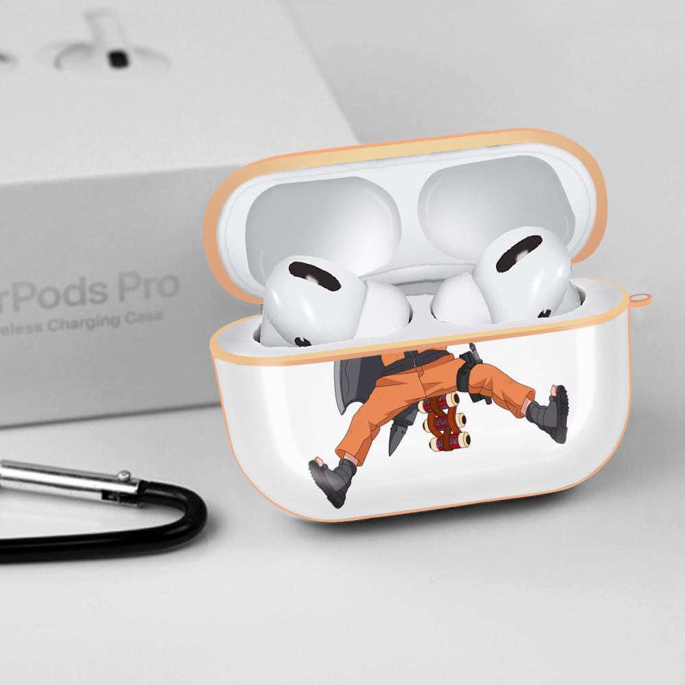 NARUTO -ナルト- うずまき ナルト Uzumaki Naruto 【AirPods Pro用】ハードシェル保護ケース｜耐衝撃・防指紋・カラビナ付き商品仕様