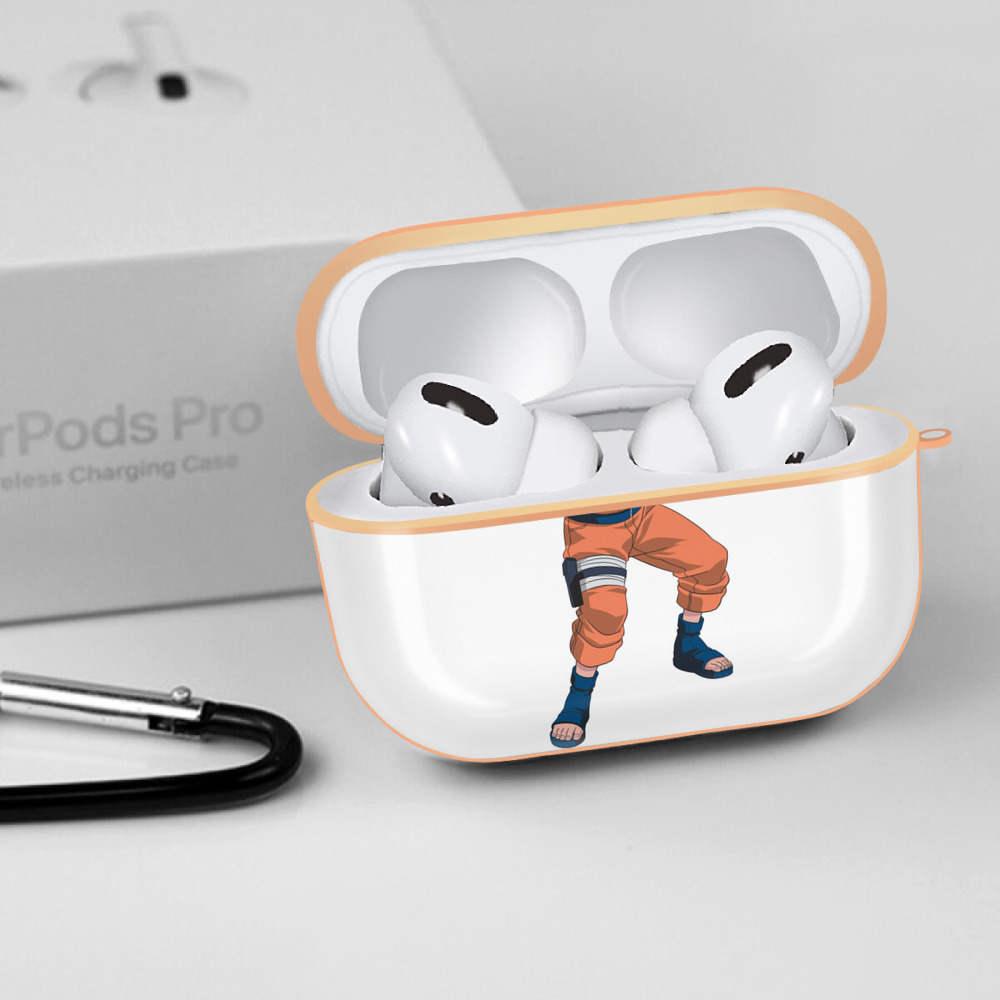 NARUTO -ナルト- うずまき ナルト Uzumaki Naruto 【AirPods Pro用】ハードシェル保護ケース｜耐衝撃・防指紋・カラビナ付き商品仕様