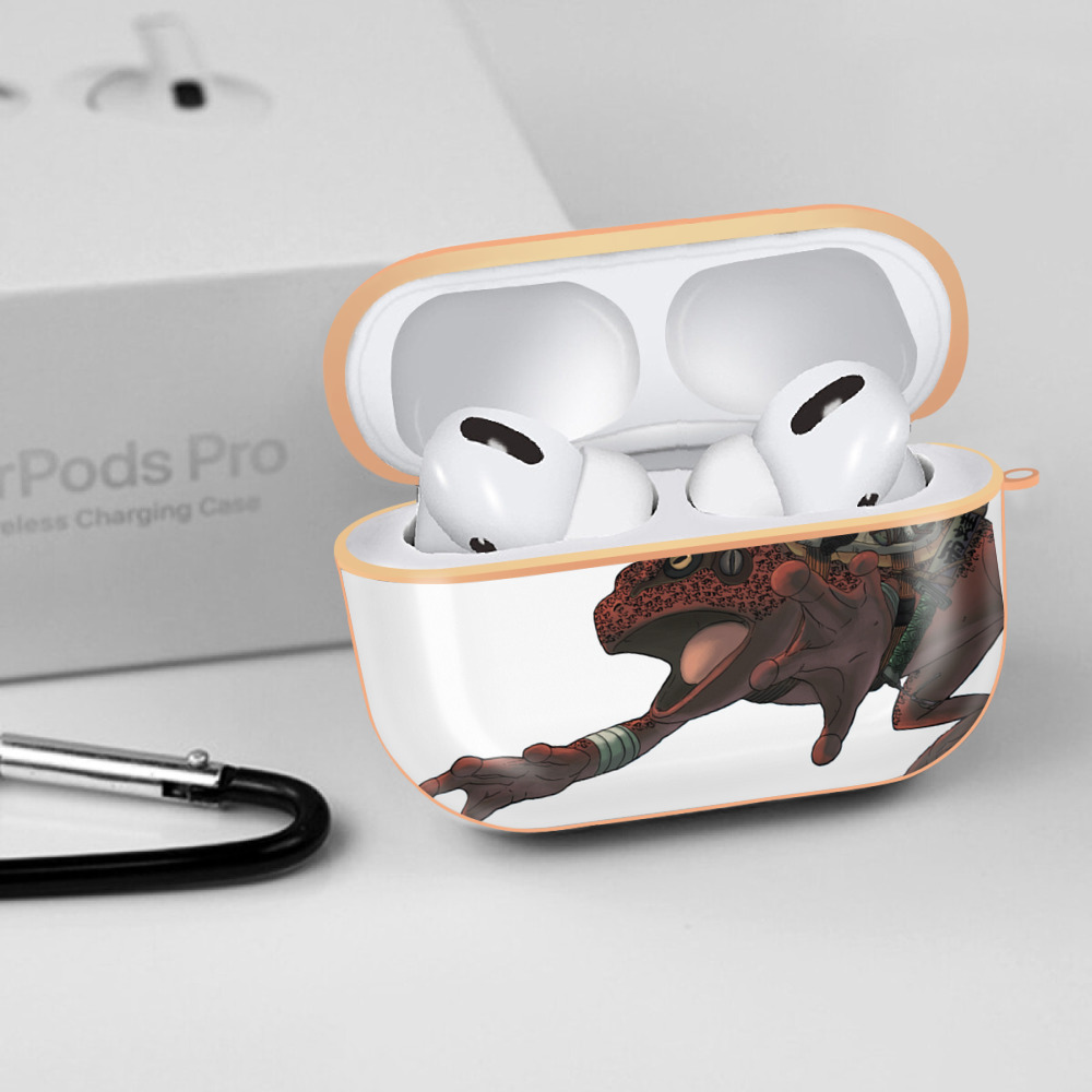 NARUTO -ナルト- うずまき ナルト Uzumaki Naruto 【AirPods Pro用】ハードシェル保護ケース｜耐衝撃・防指紋・カラビナ付き商品仕様