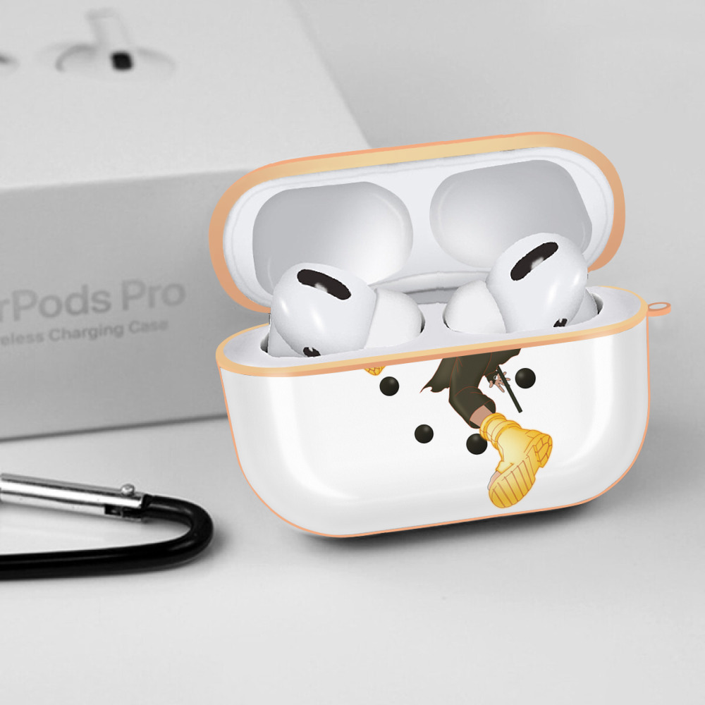 NARUTO -ナルト- うずまき ナルト Uzumaki Naruto 【AirPods Pro用】ハードシェル保護ケース｜耐衝撃・防指紋・カラビナ付き商品仕様