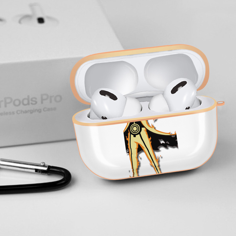 NARUTO -ナルト- うずまき ナルト Uzumaki Naruto 【AirPods Pro用】ハードシェル保護ケース｜耐衝撃・防指紋・カラビナ付き商品仕様