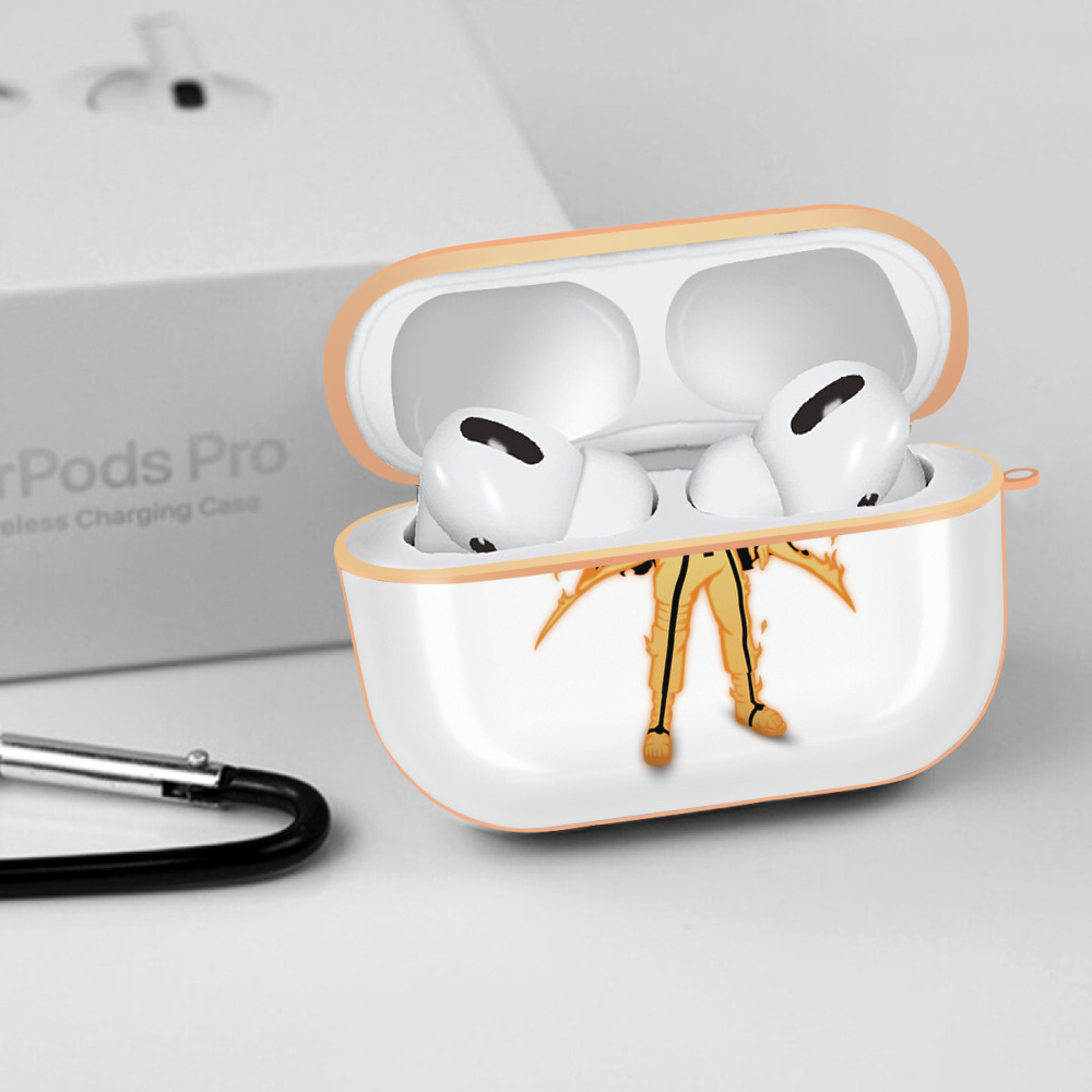 NARUTO -ナルト- うずまき ナルト Uzumaki Naruto 【AirPods Pro用】ハードシェル保護ケース｜耐衝撃・防指紋・カラビナ付き商品仕様