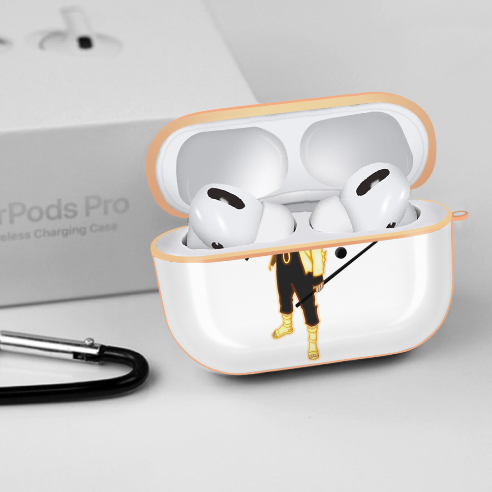 NARUTO -ナルト- うずまき ナルト Uzumaki Naruto 【AirPods Pro用】ハードシェル保護ケース｜耐衝撃・防指紋・カラビナ付き商品仕様