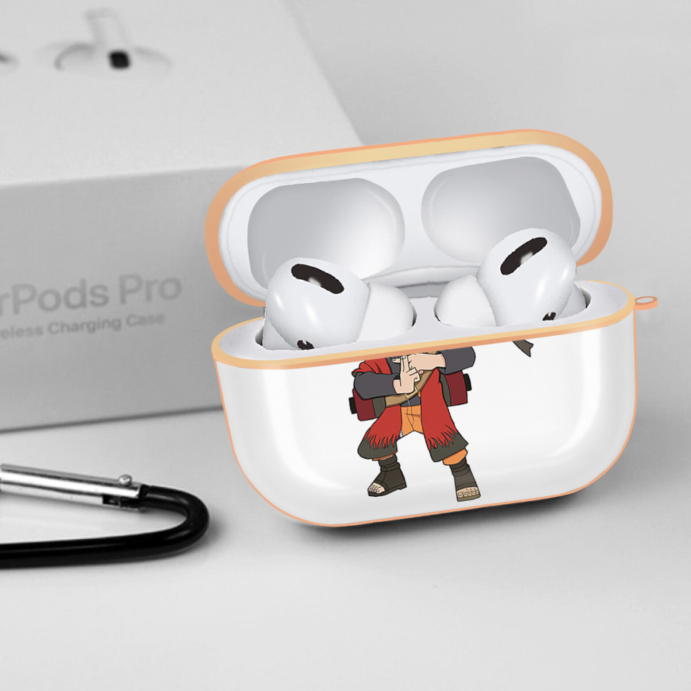 NARUTO -ナルト- うずまき ナルト Uzumaki Naruto 【AirPods Pro用】ハードシェル保護ケース｜耐衝撃・防指紋・カラビナ付き商品仕様