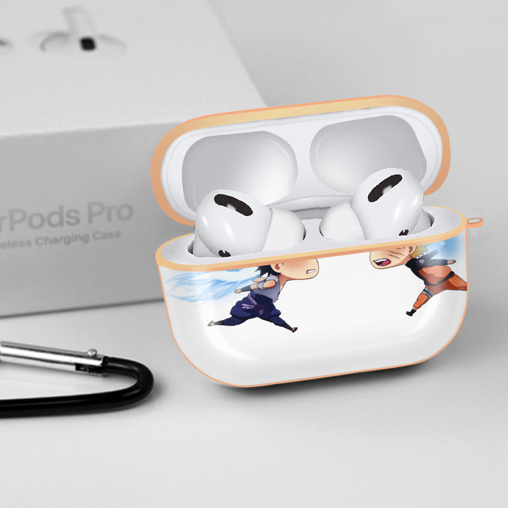 NARUTO -ナルト- うずまき ナルト Uzumaki Naruto 【AirPods Pro用】ハードシェル保護ケース｜耐衝撃・防指紋・カラビナ付き商品仕様