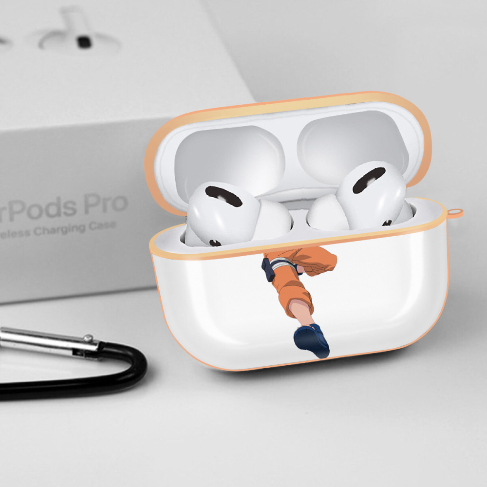 NARUTO -ナルト- うずまき ナルト Uzumaki Naruto 【AirPods Pro用】ハードシェル保護ケース｜耐衝撃・防指紋・カラビナ付き商品仕様