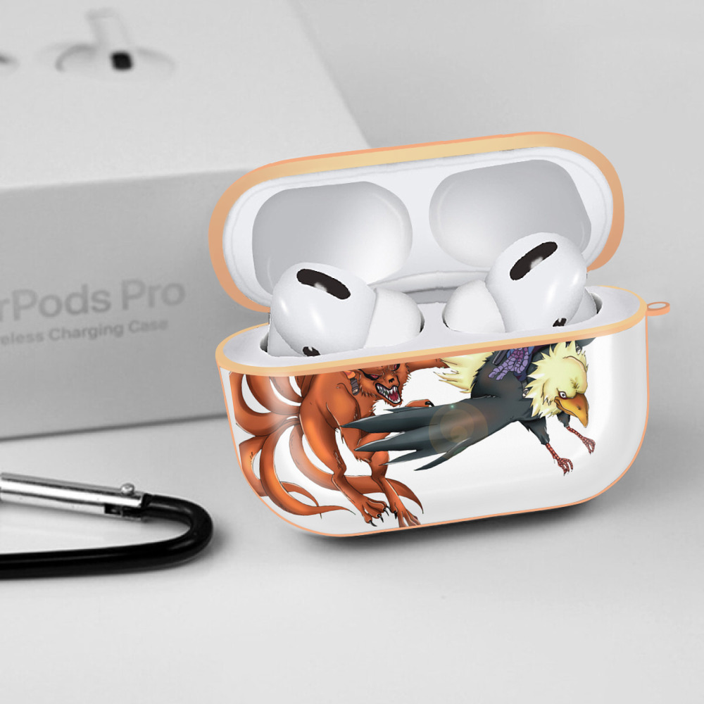 NARUTO -ナルト- うずまき ナルト Uzumaki Naruto 【AirPods Pro用】ハードシェル保護ケース｜耐衝撃・防指紋・カラビナ付き商品仕様