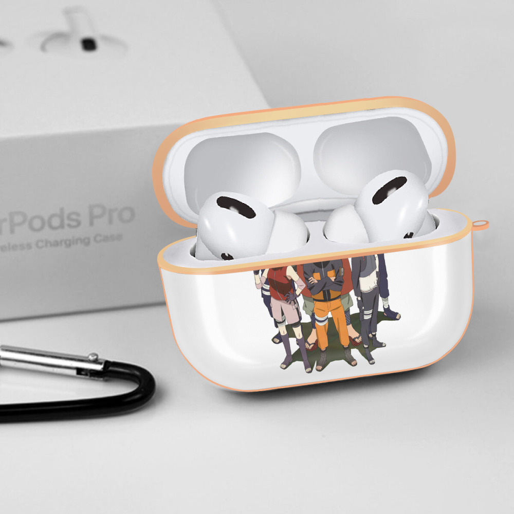 NARUTO -ナルト- うずまき ナルト Uzumaki Naruto 【AirPods Pro用】ハードシェル保護ケース｜耐衝撃・防指紋・カラビナ付き商品仕様