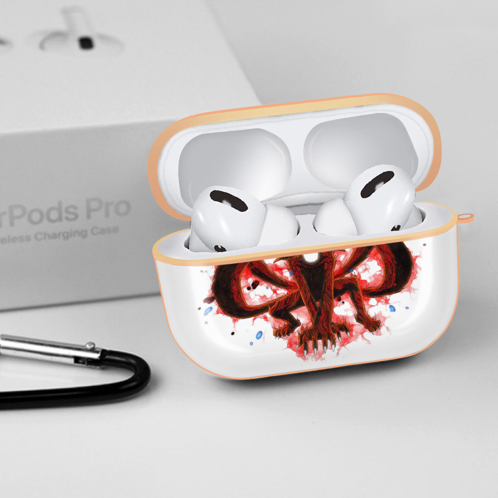 NARUTO -ナルト- うずまき ナルト Uzumaki Naruto 【AirPods Pro用】ハードシェル保護ケース｜耐衝撃・防指紋・カラビナ付き商品仕様