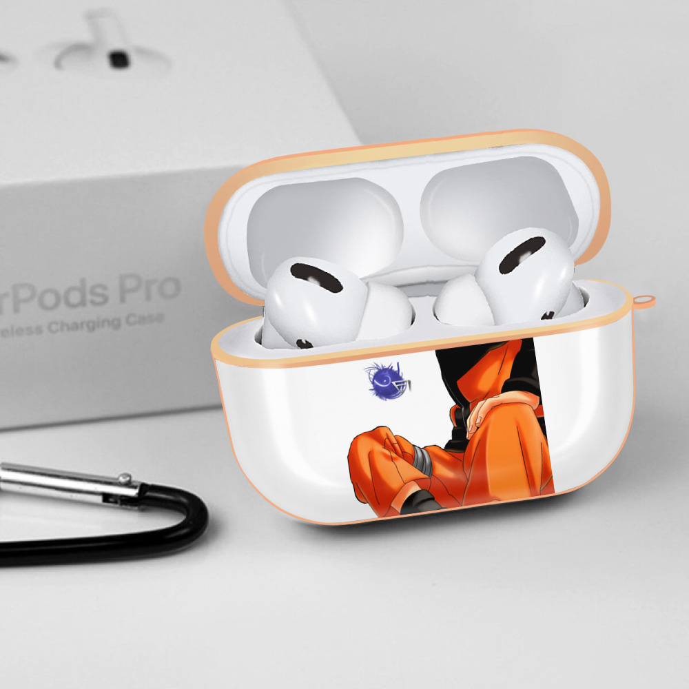 NARUTO -ナルト- うずまき ナルト Uzumaki Naruto 【AirPods Pro用】ハードシェル保護ケース｜耐衝撃・防指紋・カラビナ付き商品仕様