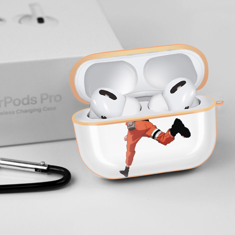 NARUTO -ナルト- うずまき ナルト Uzumaki Naruto 【AirPods Pro用】ハードシェル保護ケース｜耐衝撃・防指紋・カラビナ付き商品仕様