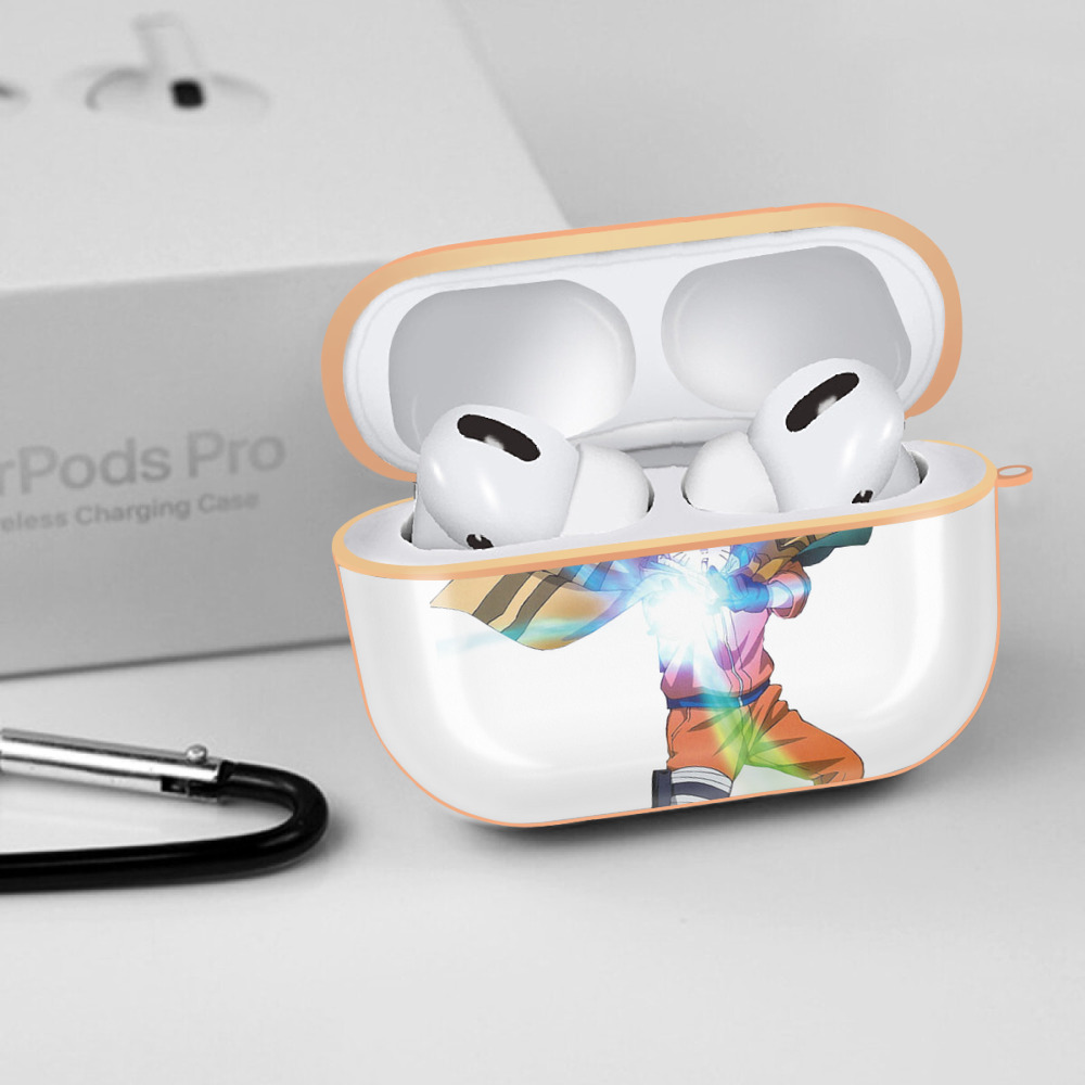 NARUTO -ナルト- うずまき ナルト Uzumaki Naruto 【AirPods Pro用】ハードシェル保護ケース｜耐衝撃・防指紋・カラビナ付き商品仕様