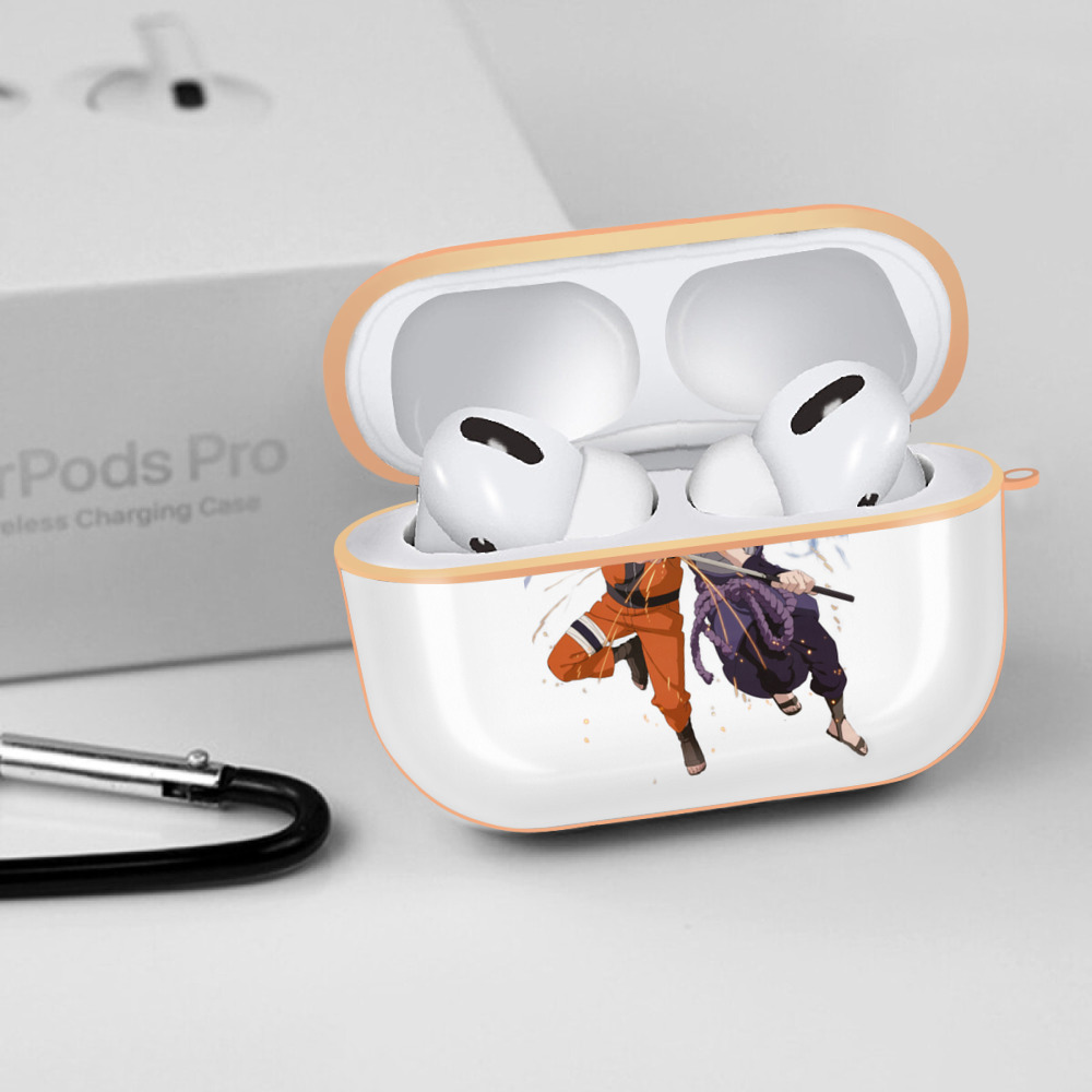 NARUTO -ナルト- うずまき ナルト Uzumaki Naruto 【AirPods Pro用】ハードシェル保護ケース｜耐衝撃・防指紋・カラビナ付き商品仕様