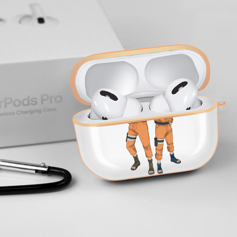 NARUTO -ナルト- うずまき ナルト Uzumaki Naruto 【AirPods Pro用】ハードシェル保護ケース｜耐衝撃・防指紋・カラビナ付き商品仕様