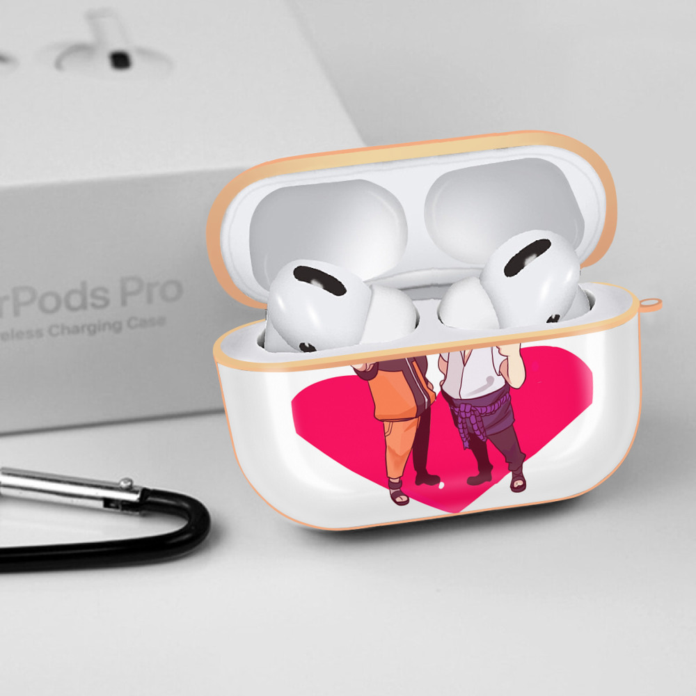 NARUTO -ナルト- うずまき ナルト Uzumaki Naruto 【AirPods Pro用】ハードシェル保護ケース｜耐衝撃・防指紋・カラビナ付き商品仕様