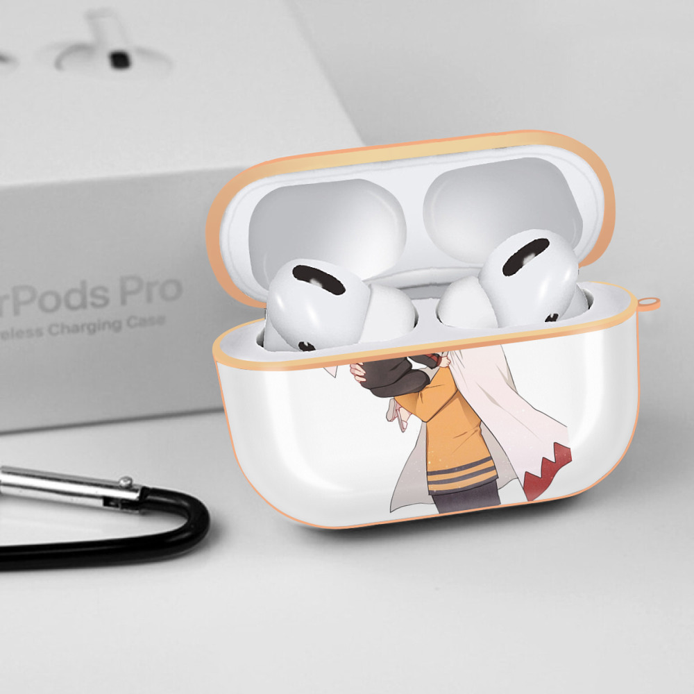 NARUTO -ナルト- うずまき ナルト Uzumaki Naruto 【AirPods Pro用】ハードシェル保護ケース｜耐衝撃・防指紋・カラビナ付き商品仕様