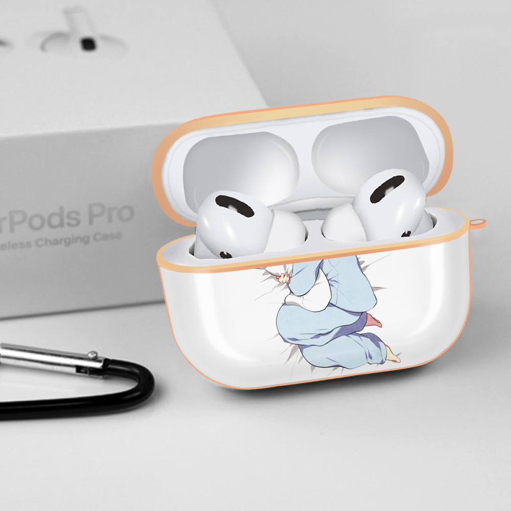 NARUTO -ナルト- うずまき ナルト Uzumaki Naruto 【AirPods Pro用】ハードシェル保護ケース｜耐衝撃・防指紋・カラビナ付き商品仕様