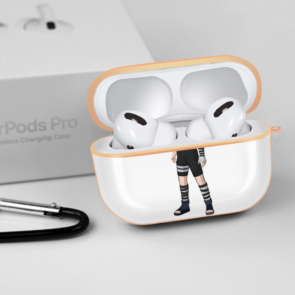 NARUTO -ナルト- うちは サスケ Uchiha Sasuke 【AirPods Pro用】ハードシェル保護ケース｜耐衝撃・防指紋・カラビナ付き商品仕様