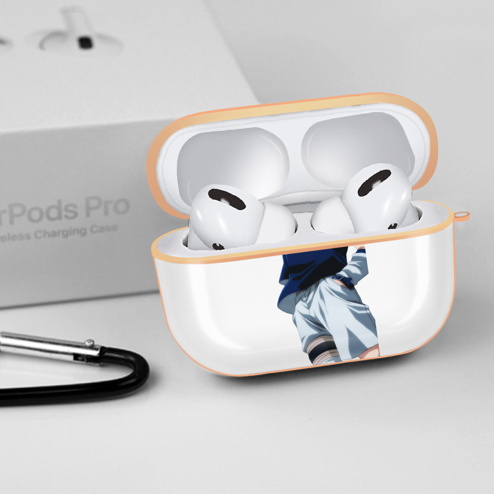 NARUTO -ナルト- うちは サスケ Uchiha Sasuke 【AirPods Pro用】ハードシェル保護ケース｜耐衝撃・防指紋・カラビナ付き商品仕様