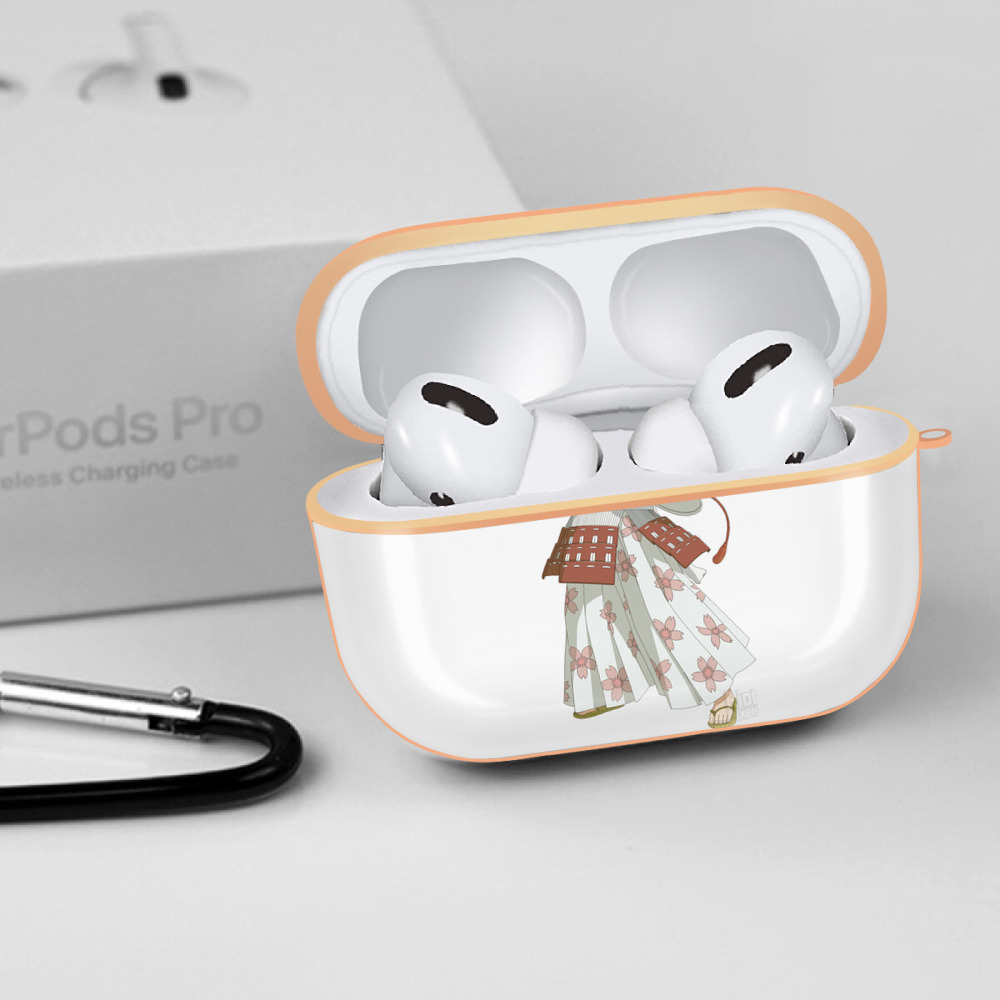 NARUTO -ナルト- 春野サクラ Haruno Sakura 【AirPods Pro用】ハードシェル保護ケース｜耐衝撃・防指紋・カラビナ付き商品仕様