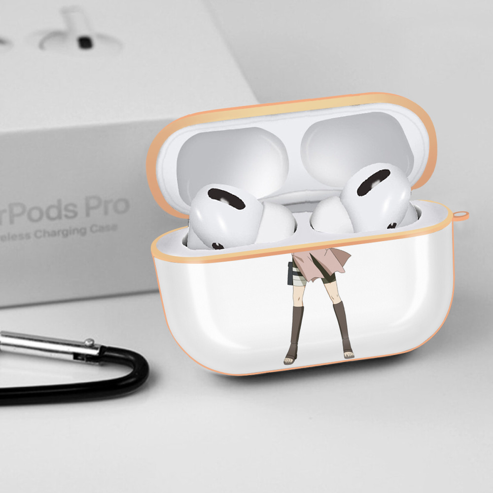 NARUTO -ナルト- 春野サクラ Haruno Sakura 【AirPods Pro用】ハードシェル保護ケース｜耐衝撃・防指紋・カラビナ付き商品仕様