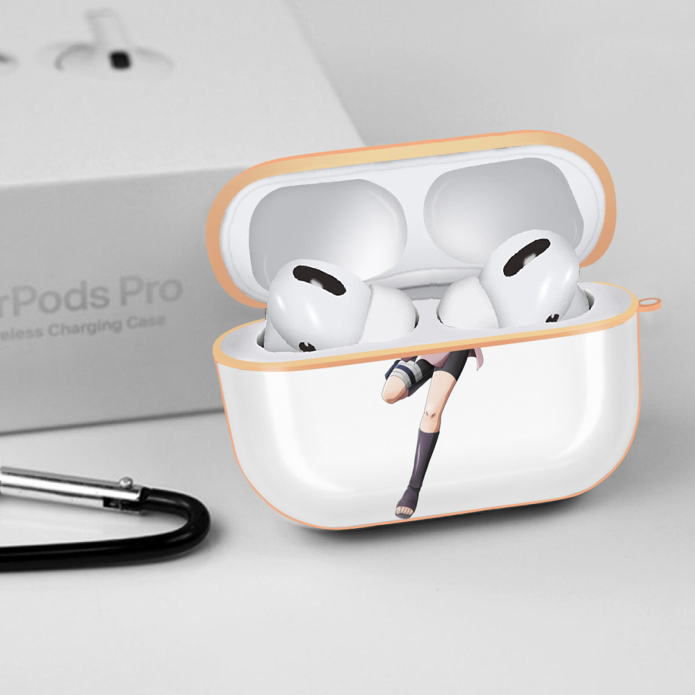 NARUTO -ナルト- 春野サクラ Haruno Sakura 【AirPods Pro用】ハードシェル保護ケース｜耐衝撃・防指紋・カラビナ付き商品仕様