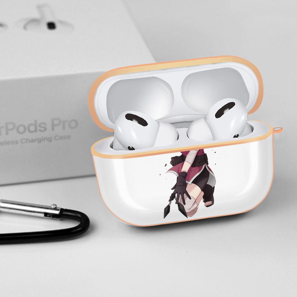 NARUTO -ナルト- 春野サクラ Haruno Sakura 【AirPods Pro用】ハードシェル保護ケース｜耐衝撃・防指紋・カラビナ付き商品仕様
