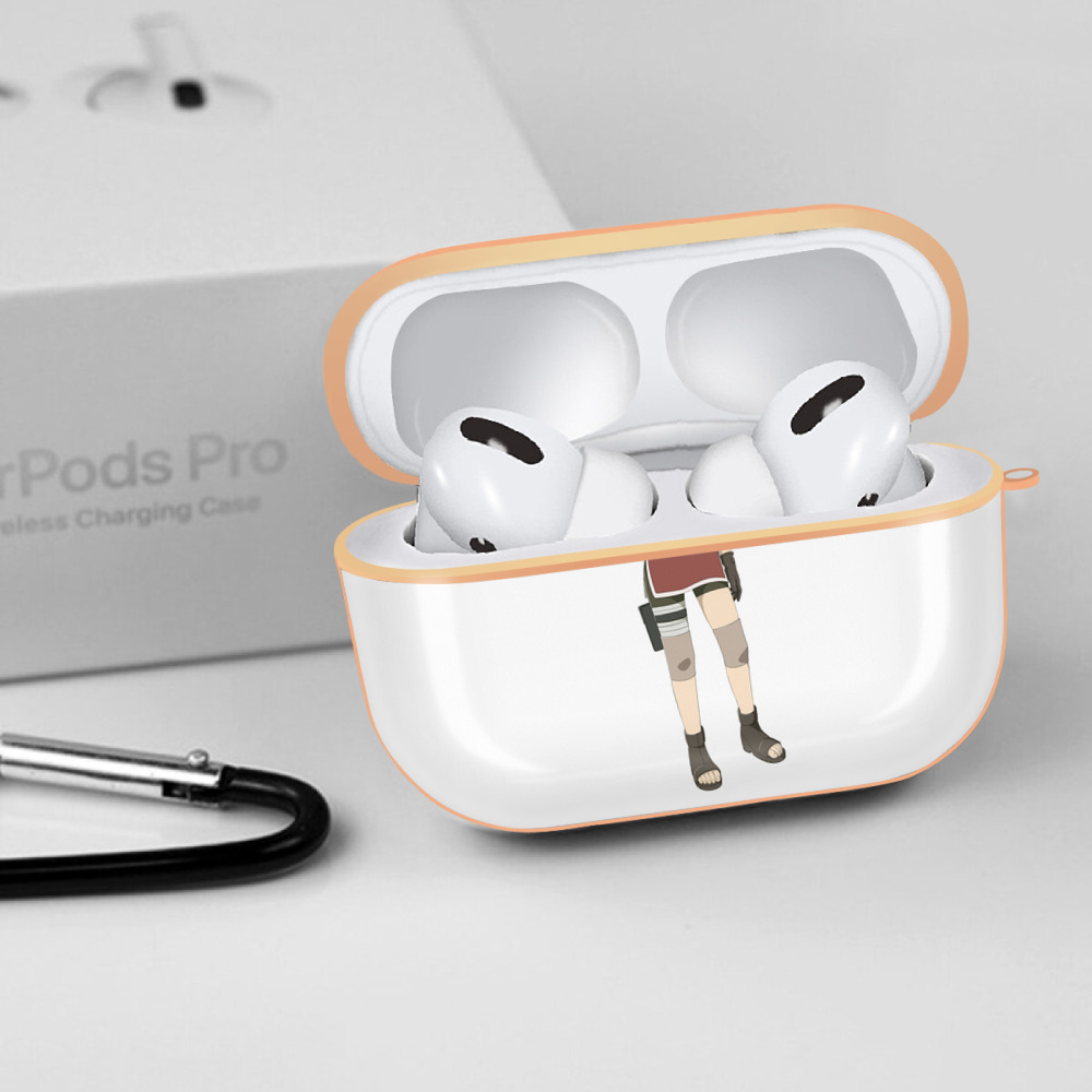 NARUTO -ナルト- 春野サクラ Haruno Sakura 【AirPods Pro用】ハードシェル保護ケース｜耐衝撃・防指紋・カラビナ付き商品仕様