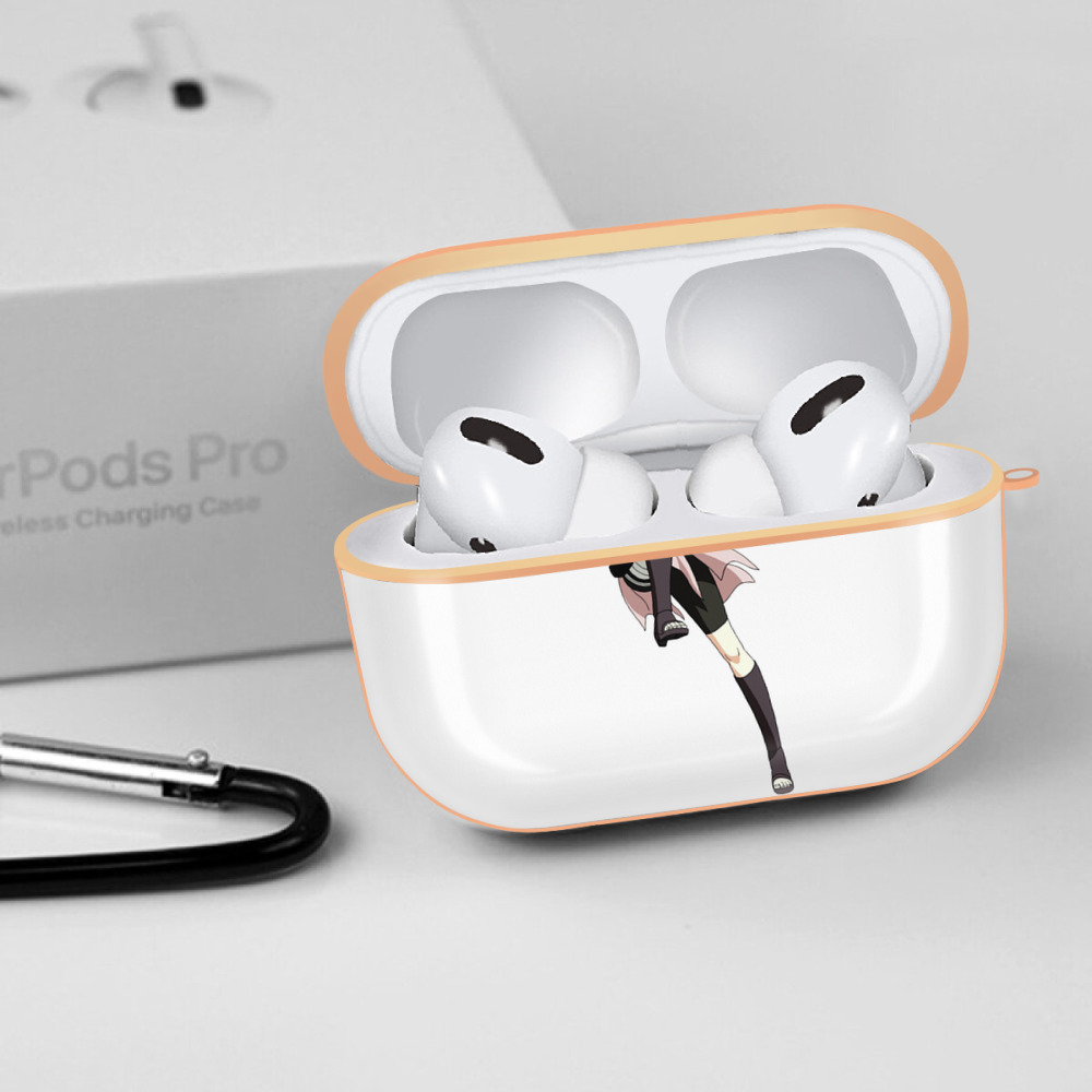 NARUTO -ナルト- 春野サクラ Haruno Sakura 【AirPods Pro用】ハードシェル保護ケース｜耐衝撃・防指紋・カラビナ付き商品仕様