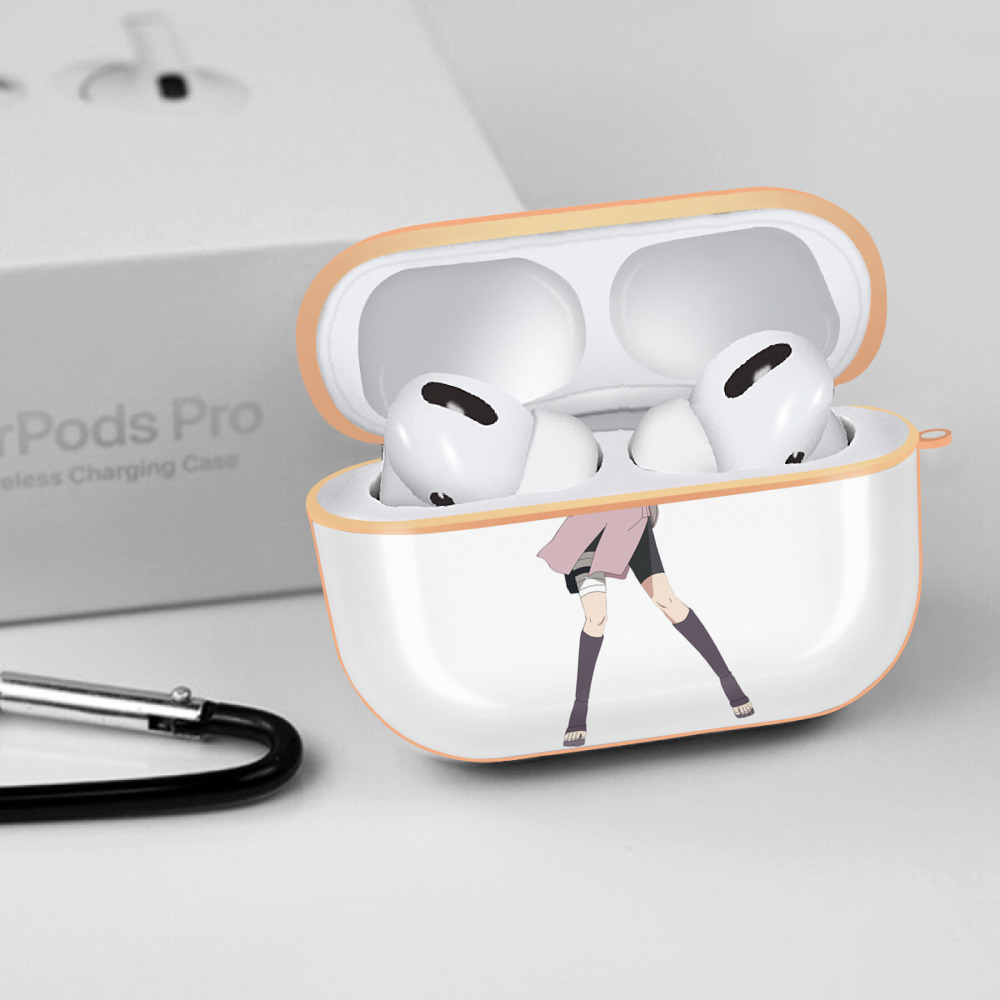 NARUTO -ナルト- 春野サクラ Haruno Sakura 【AirPods Pro用】ハードシェル保護ケース｜耐衝撃・防指紋・カラビナ付き商品仕様